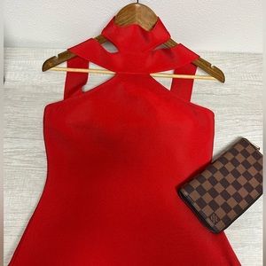 Miss Circle New York Red Dress Size M